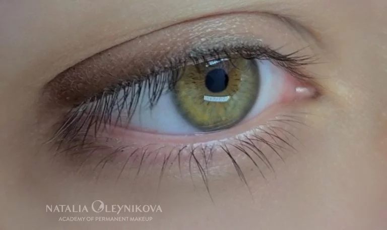 межресничка с растушевкой