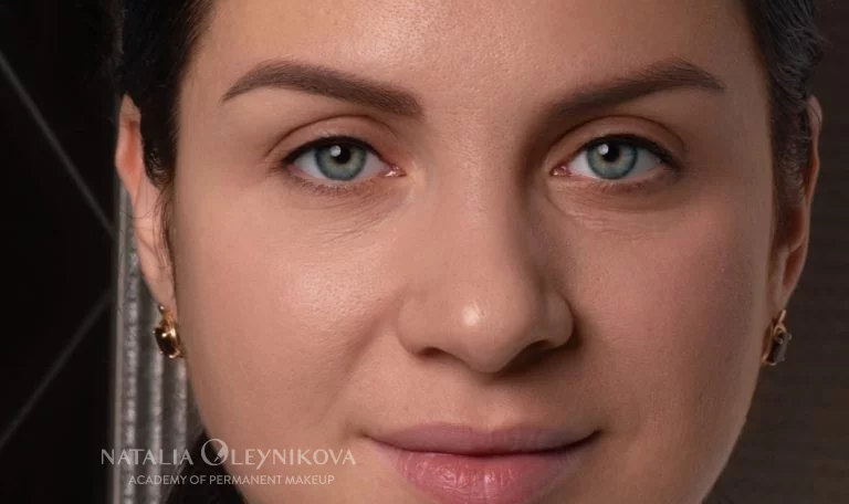 растушевка бровей заживление